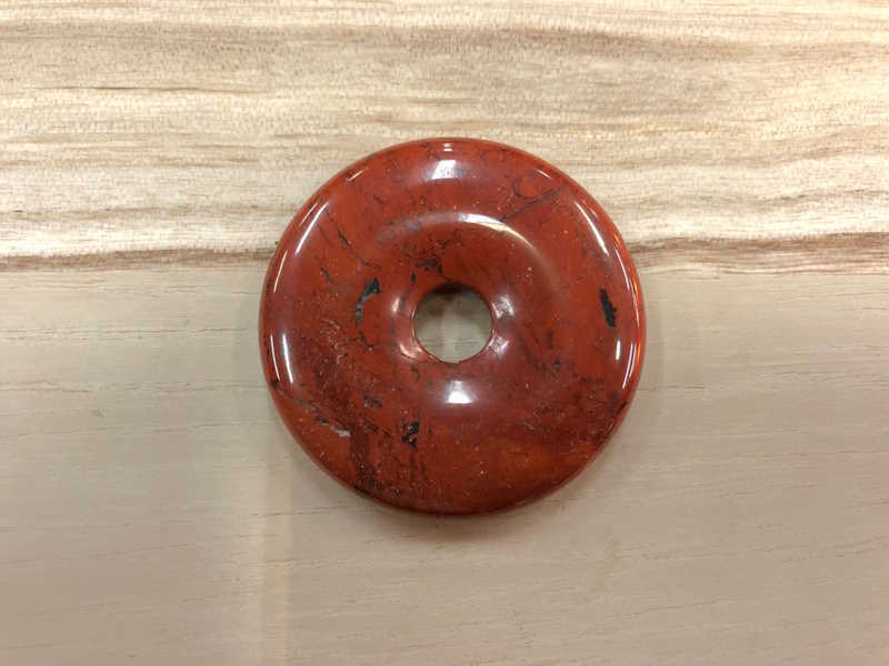 Donut Jaspe Rojo 4 cm